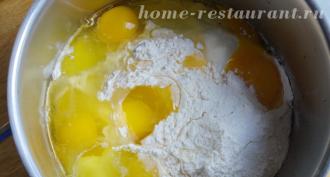 Рецепт блинов с грибами и яйцом Начинка блинчиков из грибов яиц